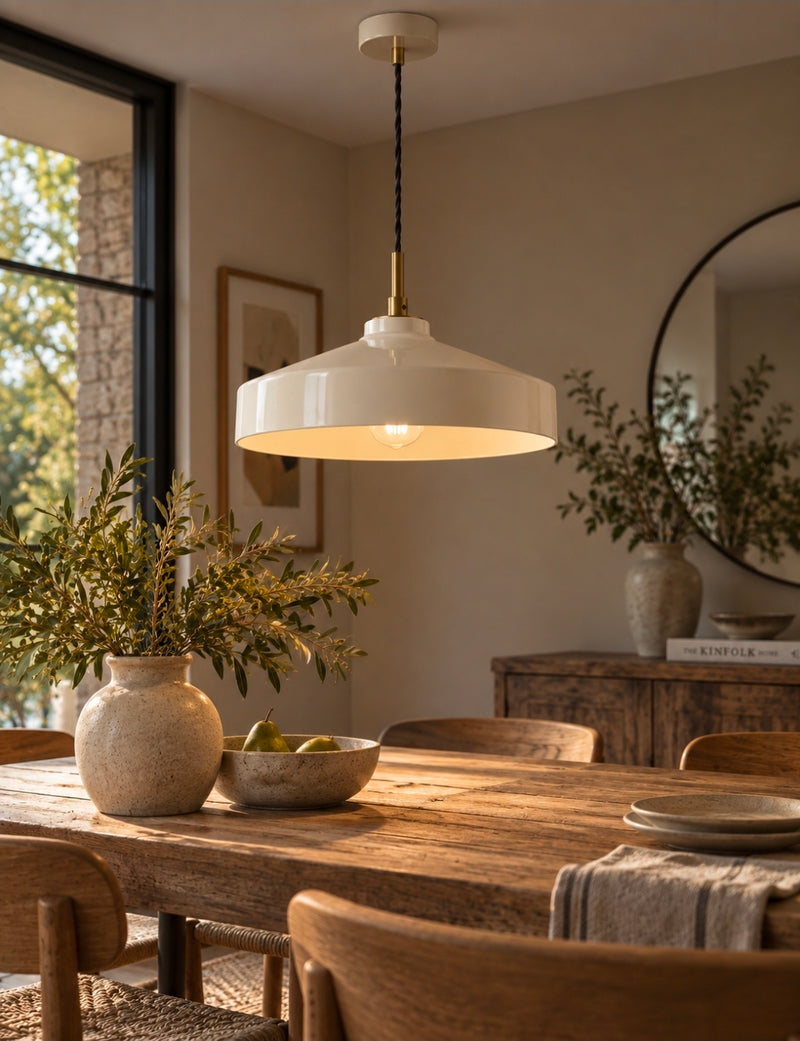 M&S Leo Pendant Light - Cream