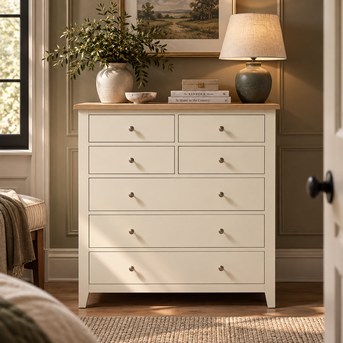 Chester Classic Cream 7 Drawer Chest