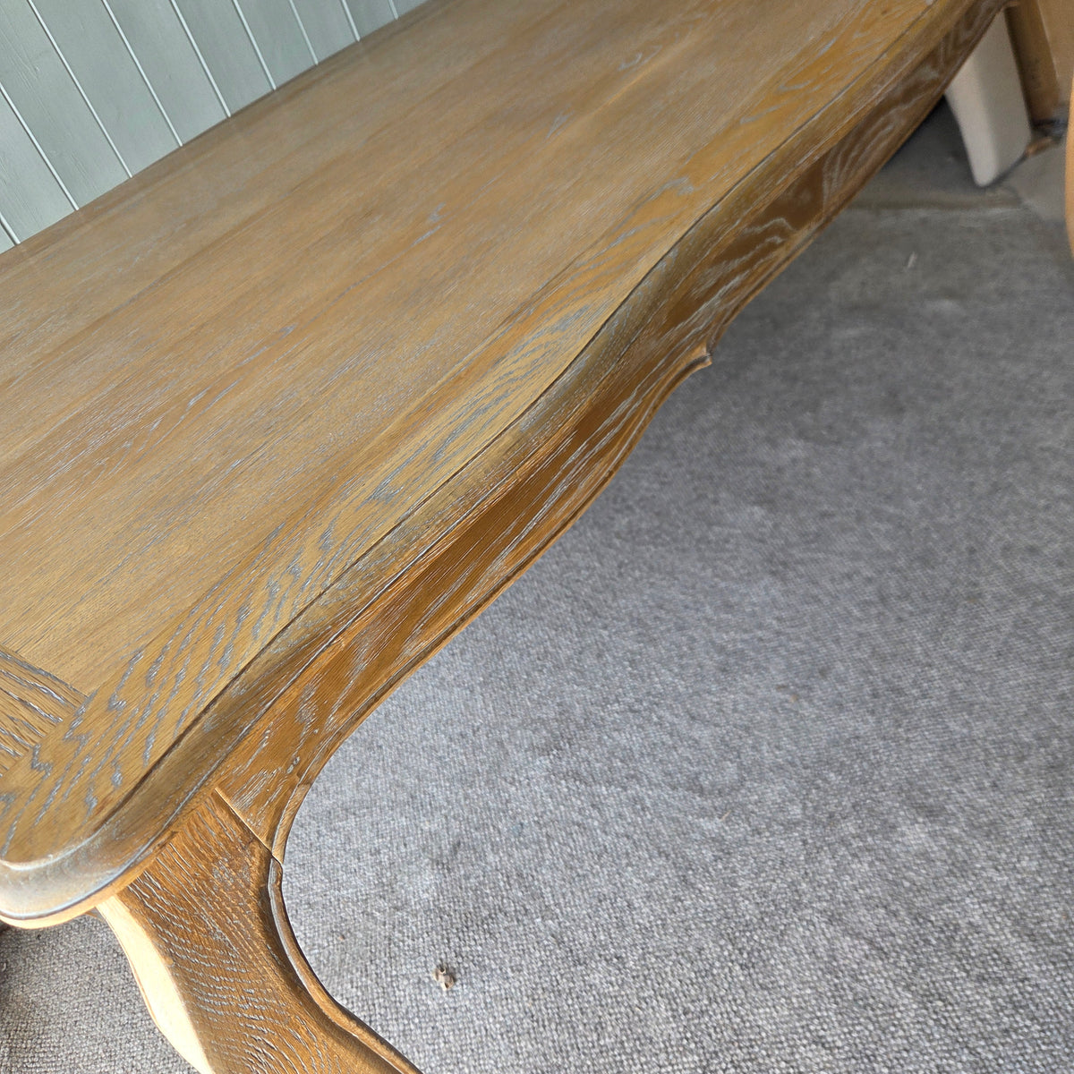 Camille Limewash Oak 6 Seater Dining Table