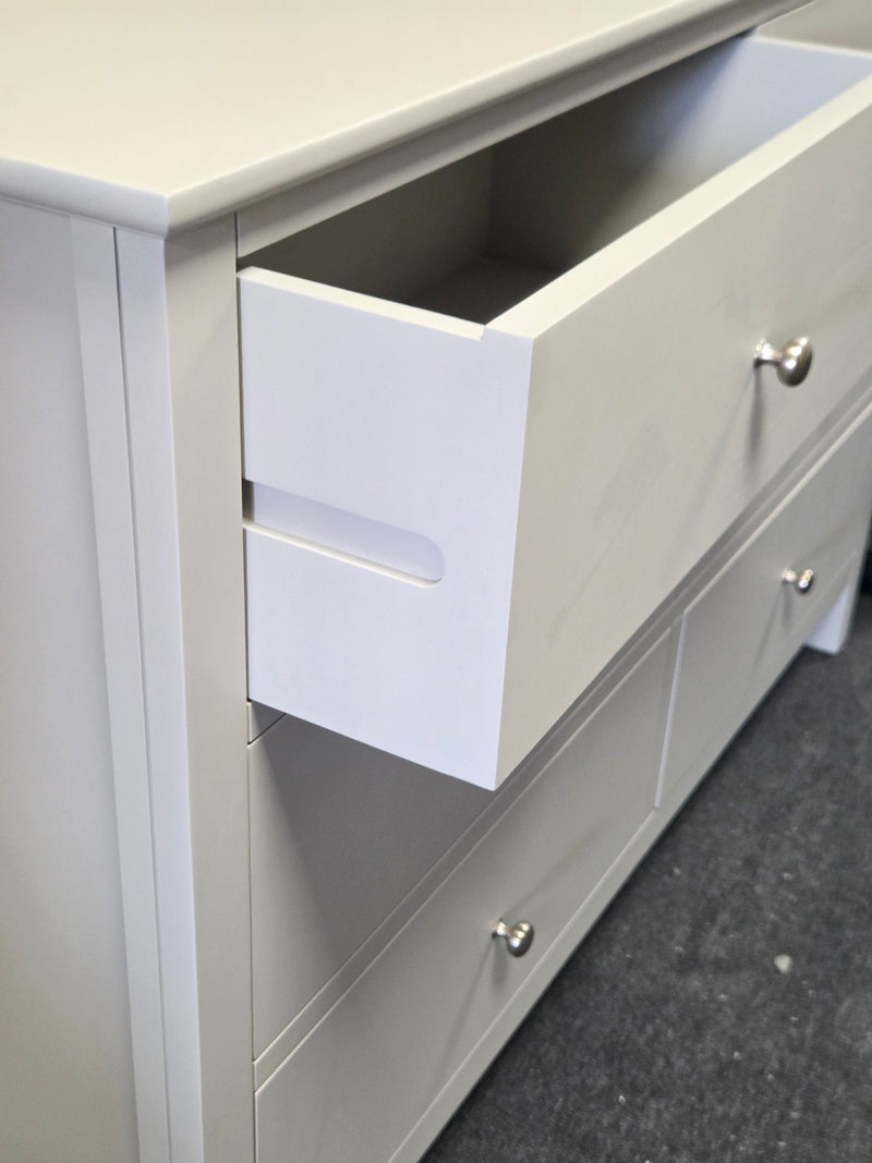 Simply Cotswold Pebble Grey 6 Drawer Chest