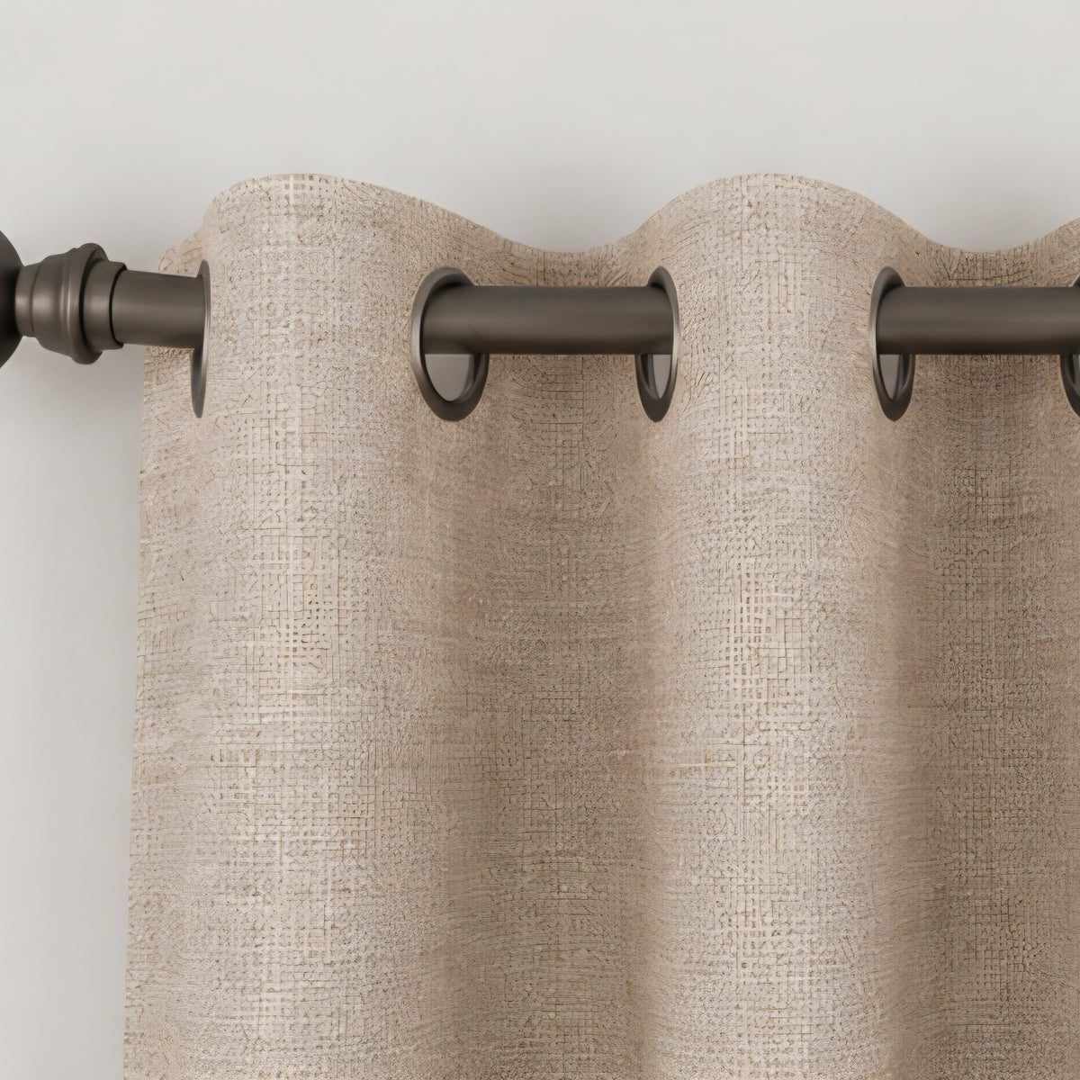 Isabelle Eyelet Blackout Curtains - Champagne - 168cm x 137cm