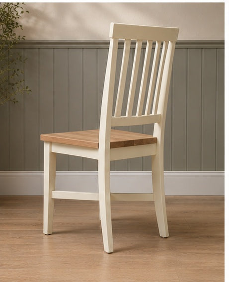 Chester Classic Cream Wooden Seat Dining Chair