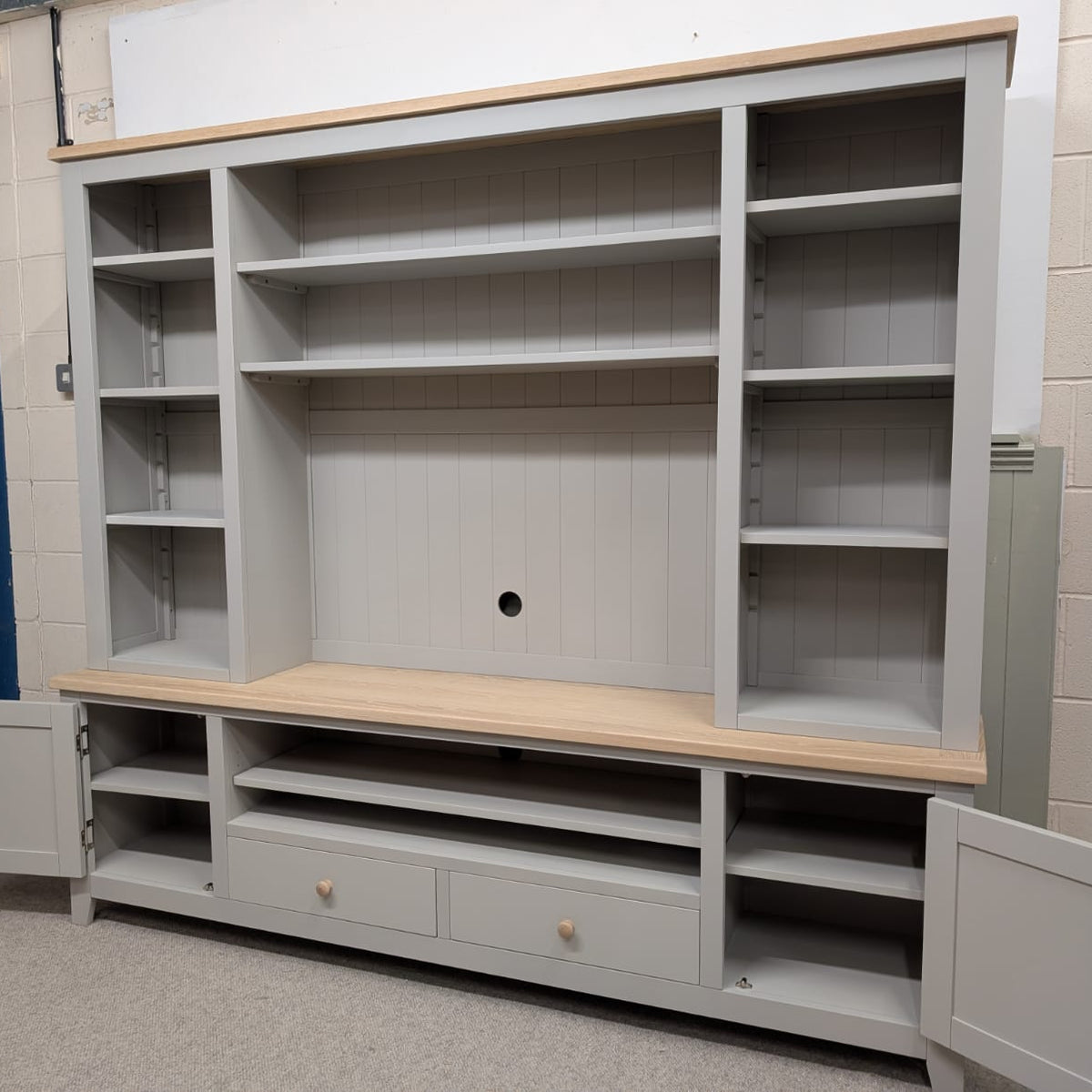 Chester Dove Grey TV and Media Storage Unit