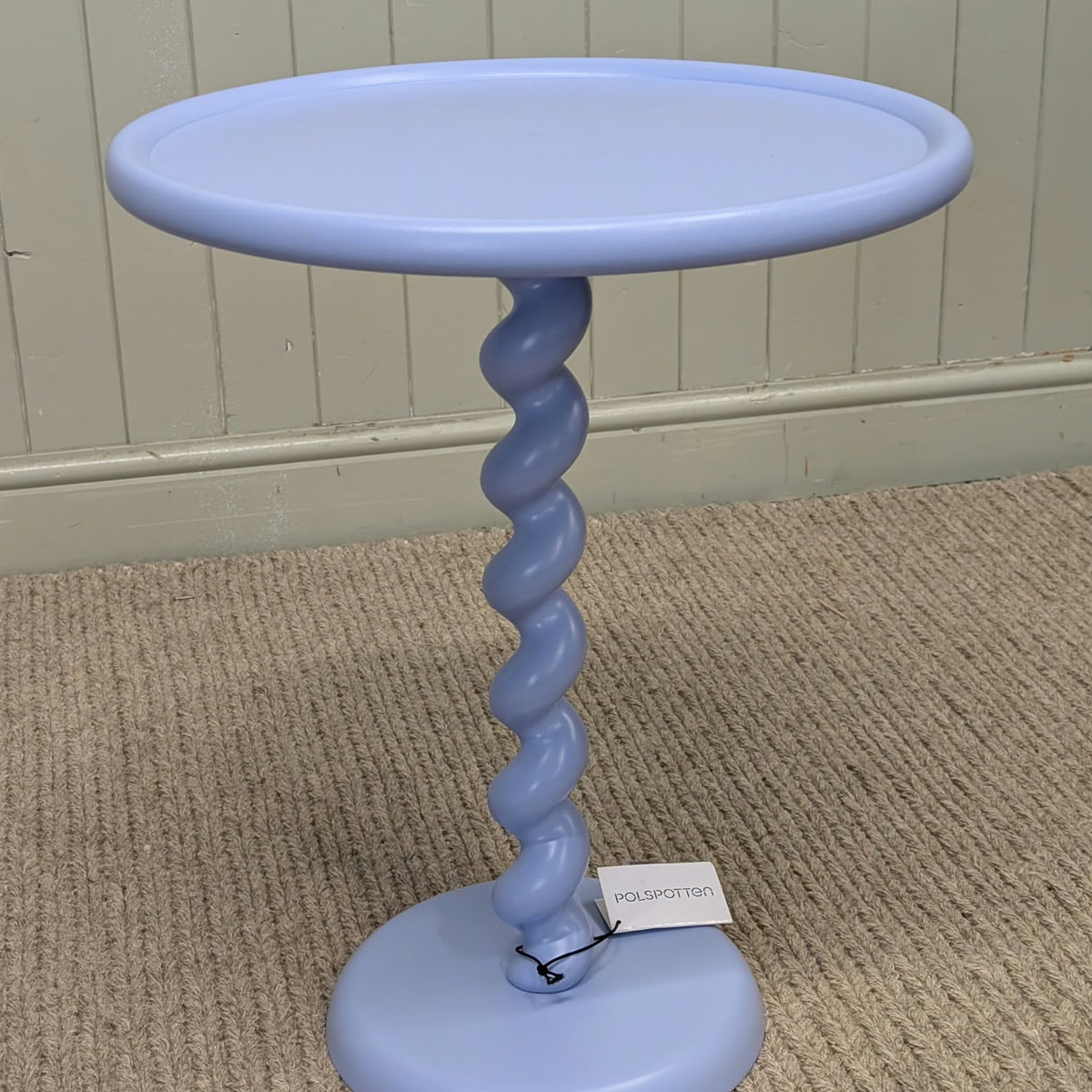 Twister Round Side Table - Lavender