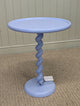 Twister Round Side Table - Lavender