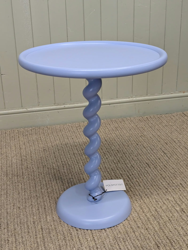 Twister Round Side Table - Lavender