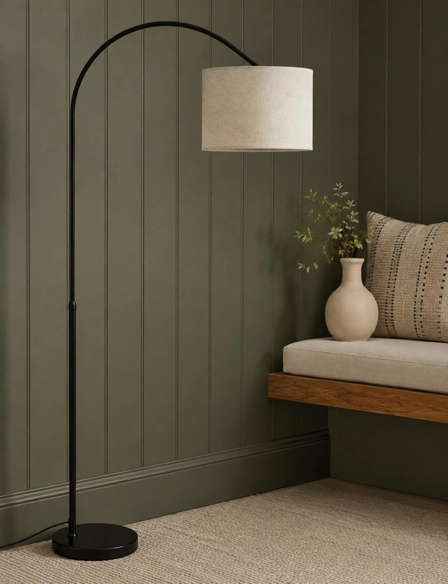 Overreach Marble Base Floor Lamp