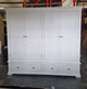 Chantilly Warm White Quad Wardrobe