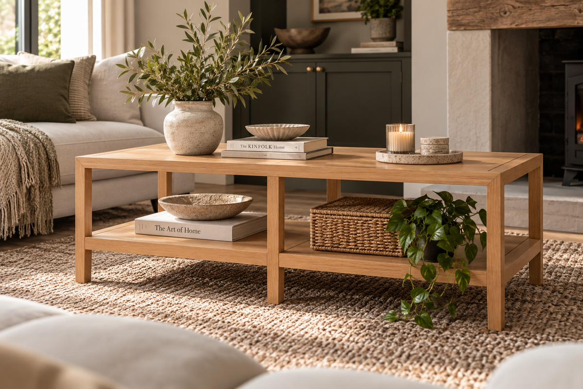 Blockley Light Oak Large Coffee Table