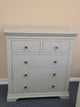 Chantilly Pebble Grey 5 Drawer Chest