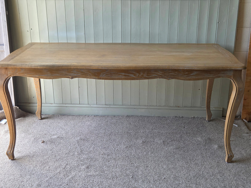 Camille Limewash Oak 6 Seater Dining Table