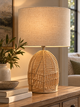 Rattan Table Lamp