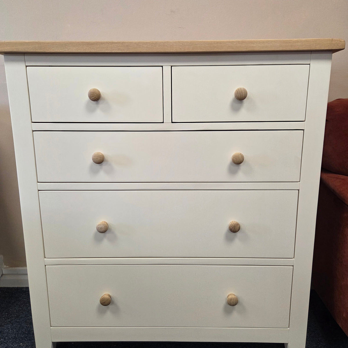 Chester Classic Cream 5 Drawer Chest
