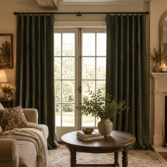 Apsley Sage Curtain Pair - W167 x L274