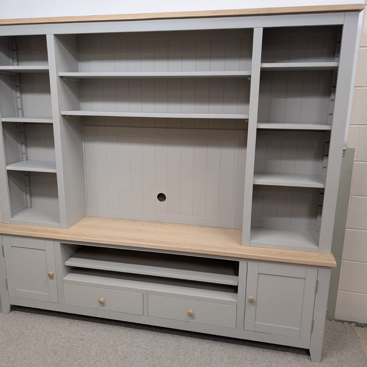 Chester Dove Grey TV and Media Storage Unit