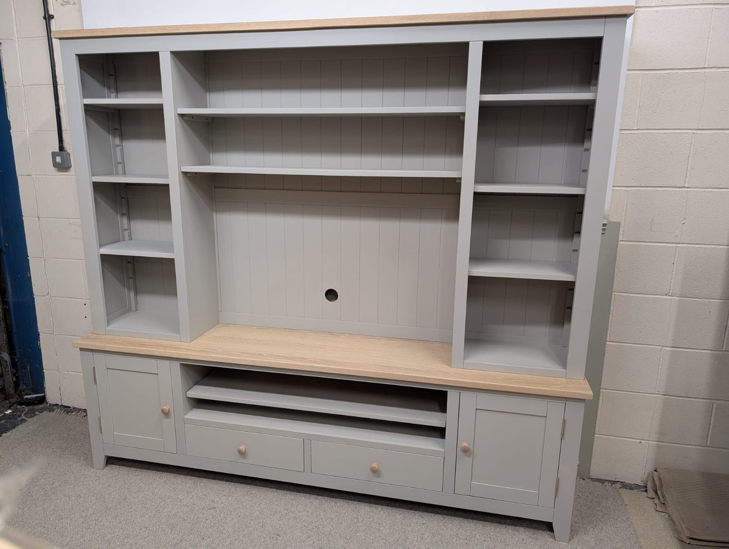Chester Dove Grey TV and Media Storage Unit