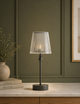 Metal Rechargeable Table Lamp - Black