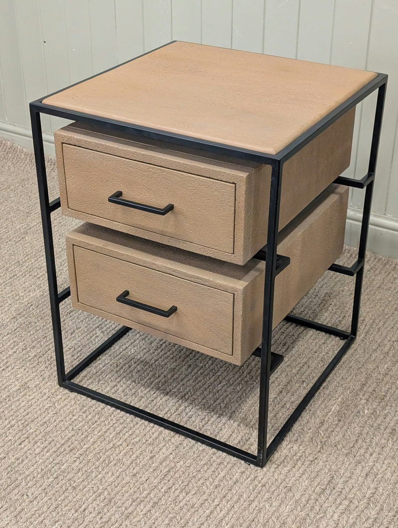 Mango Wood Bedside Table