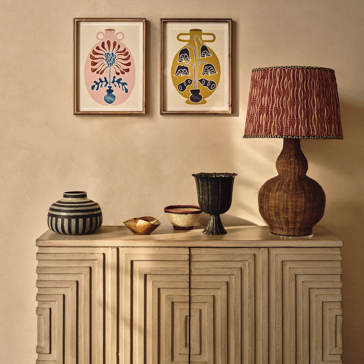 Rubinne Sideboard - Washed Grey