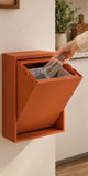 Wall-Mounted Recycling Box Mona - Terracotta