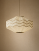 Pleated Wave Large Easy Fit Shade - Cream