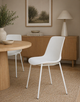Set of 2 Zoe Dining Chairs-White